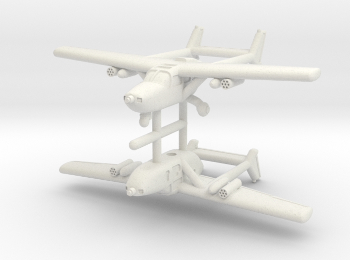 1/350 Cessna O-2 (x2) 3d printed