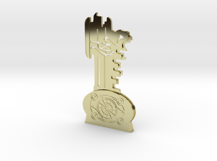 Thir13en Ghosts Brass Key Replica Prop 3d printed