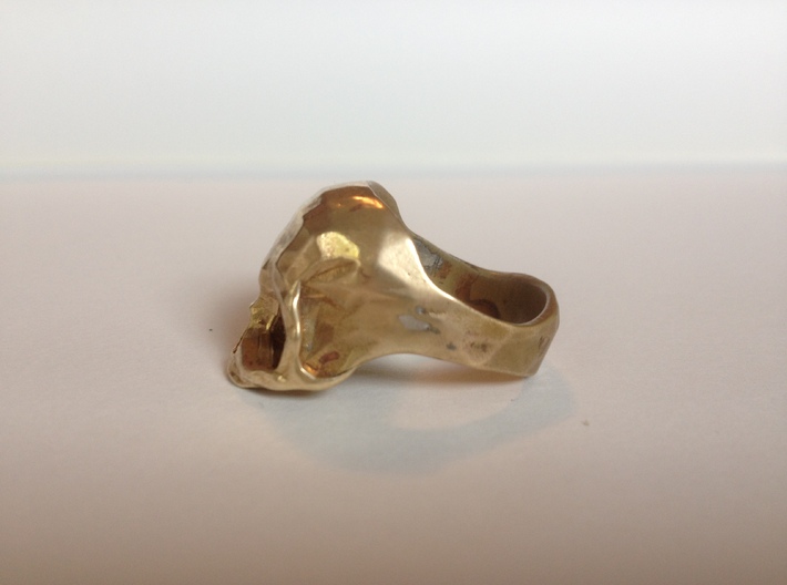 3D Printed Skull Ring by Bits to Atoms 3d printed 