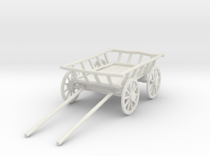 Old Cart 40&quot; Wheels 3d printed