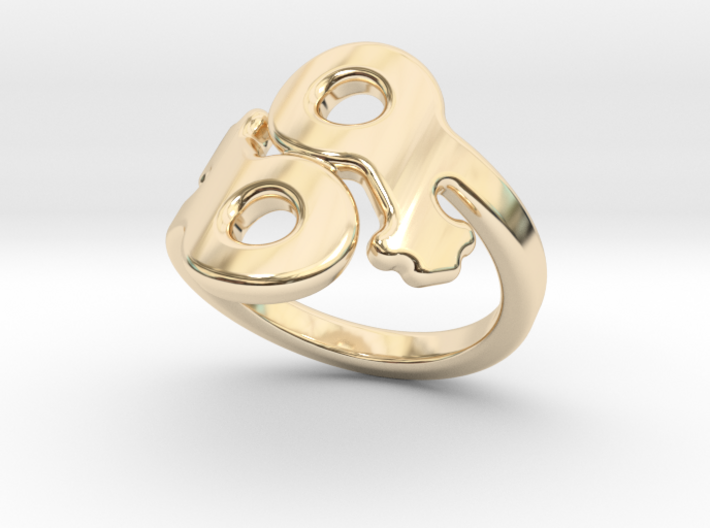 Saffo Ring 20 – Italian Size 20 3d printed