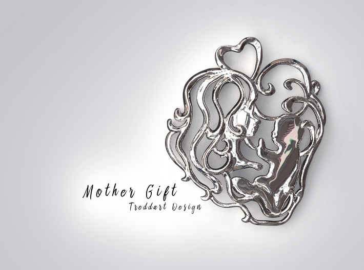 Mother Gift Pendant 3d printed Mother Gift Pendant