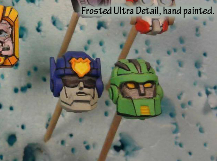 Graduate Chase Faceplate (Titans Return) 3d printed Hand painted frosted ultra detail (shown with other faces)