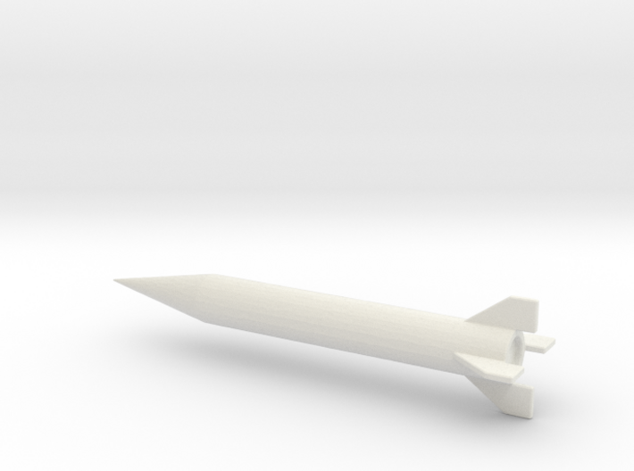 1/144 Scale Iraqi Al Samoud II Missile 3d printed 