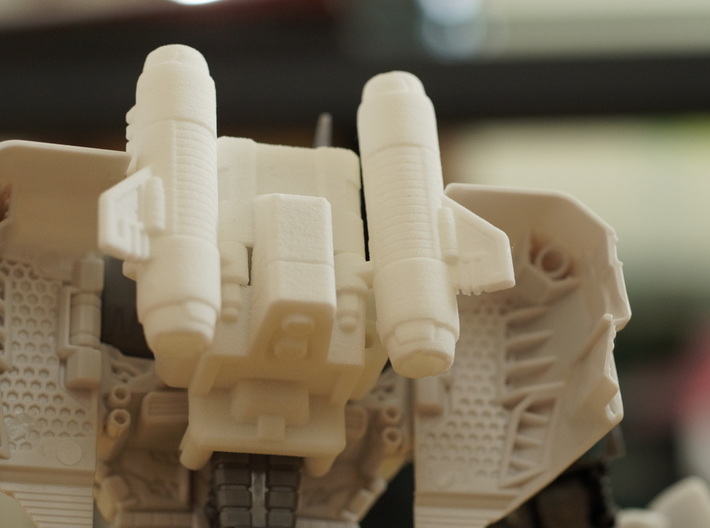 Cannon Master Leader's Back Tubes 3d printed 