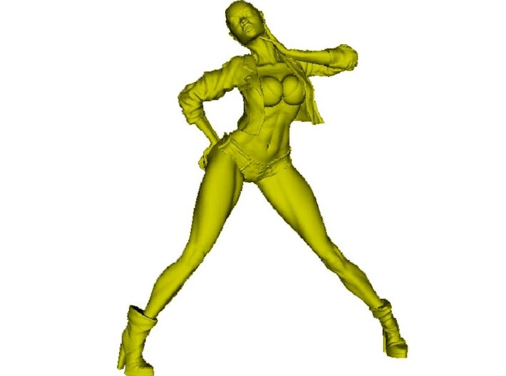 1/18 scale nose-art striptease dancer figure B 3d printed