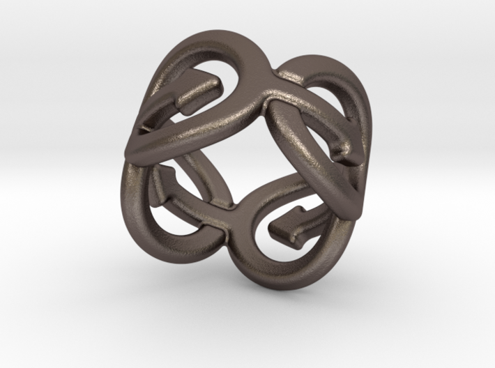 Coming Out Ring 24 – Italian Size 24 3d printed