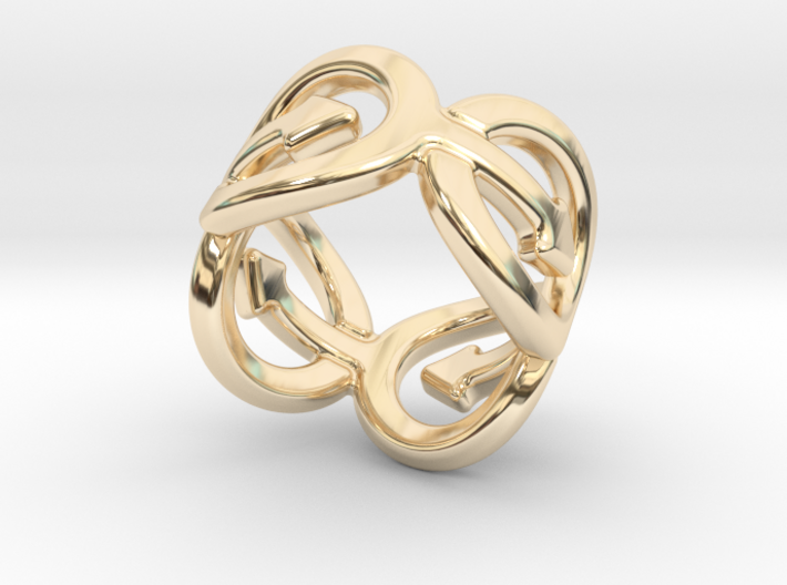 Coming Out Ring 25 – Italian Size 25 3d printed