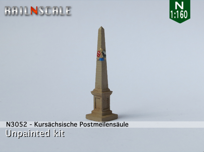 Kursächsische Postmeilensäule (N 1:160) 3d printed