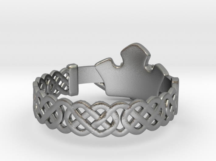 Claddagh Ring 3d printed 