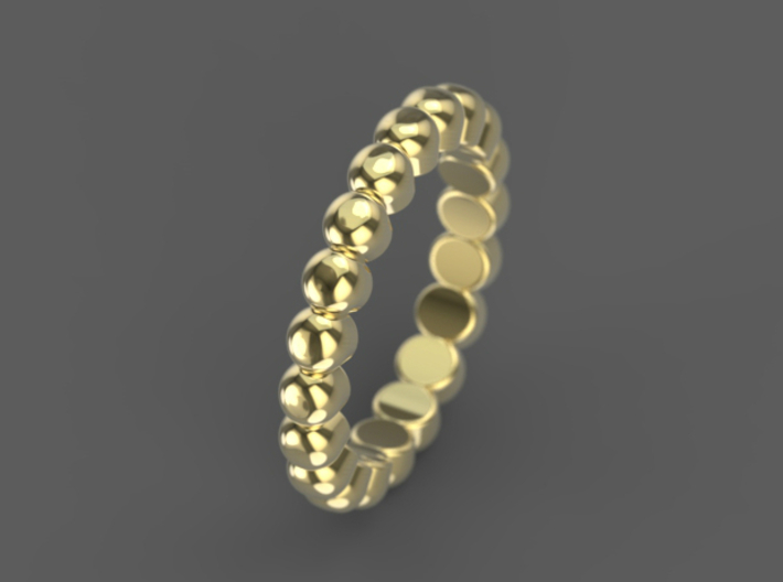 Stackable &quot;Bubbles&quot; Ring 3d printed