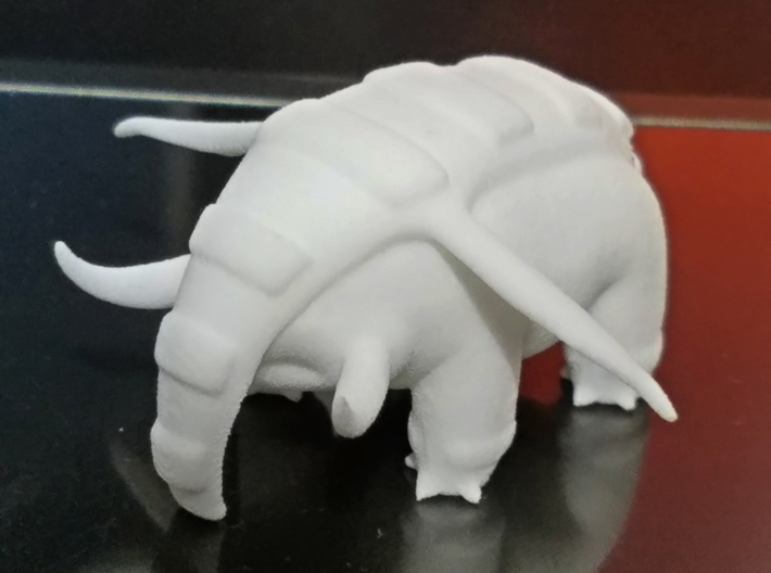 Donphan 3d printed Close up – White strong & Flexible 