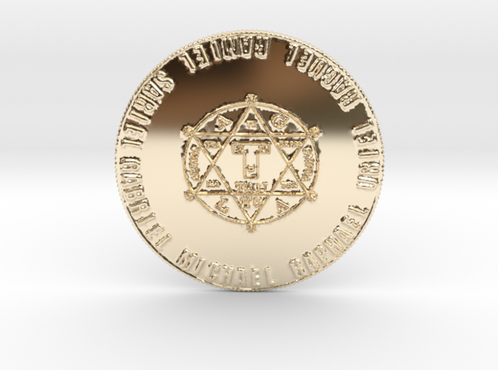 7 Archangels of the Week Lottery Scratch Coin 3d printed