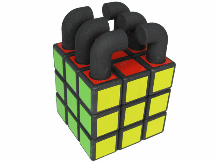 Invisible Handlebar Cube 3d printed