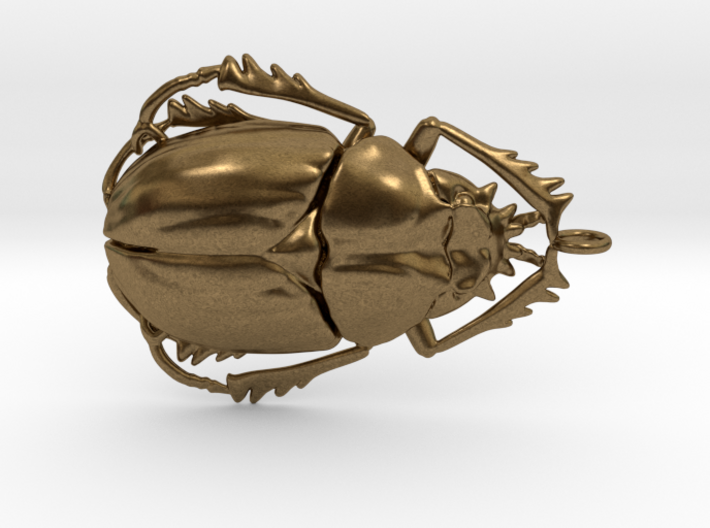 Scarab Beetle Pendant 3d printed