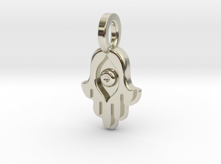 Hamsa charm by Bixie Studios 3d printed 