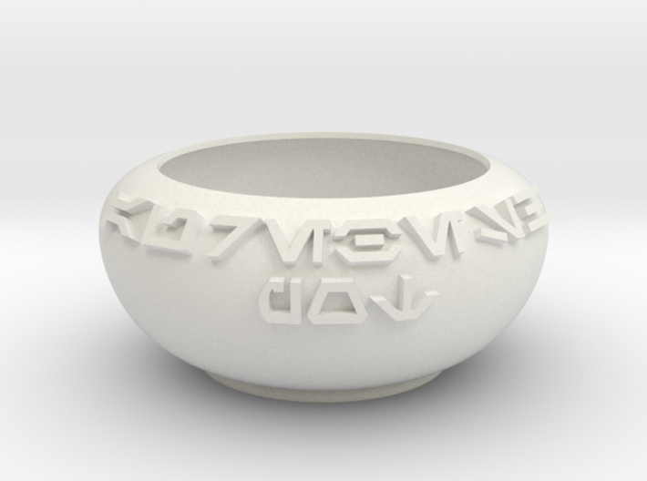 Custom Aurebesh Pot Concept 3d printed