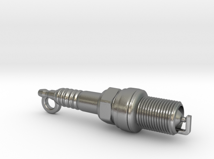 Mini Spark Plug Pendant 3d printed