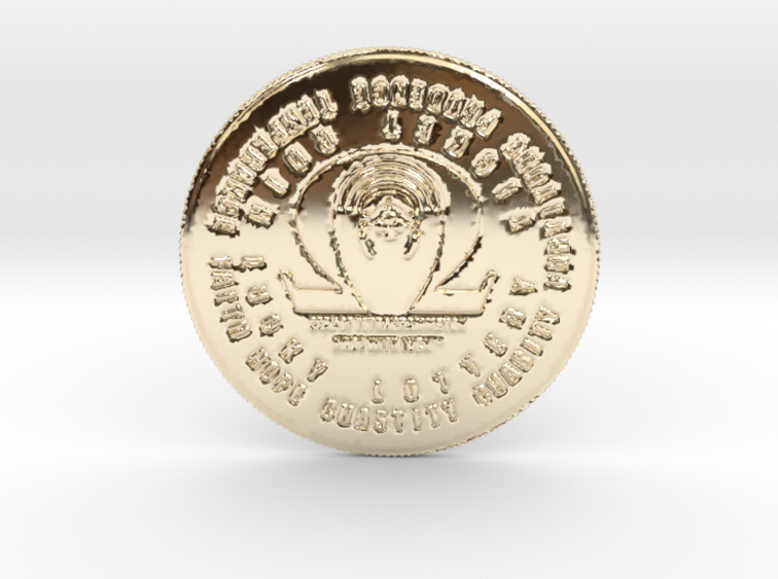 Epiphany Coin of 7 Virtues God's Ring Vision II 3d printed
