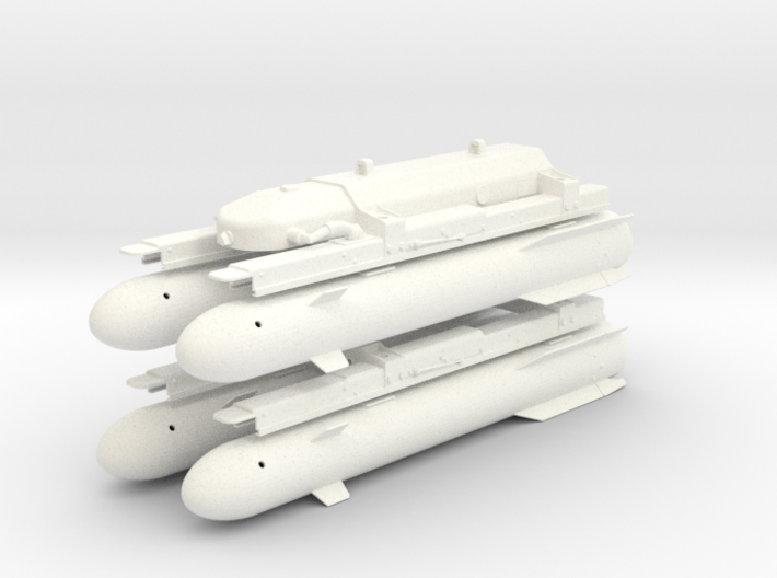 1.8 POD MISSILES HELLFIRE FULL 3d printed