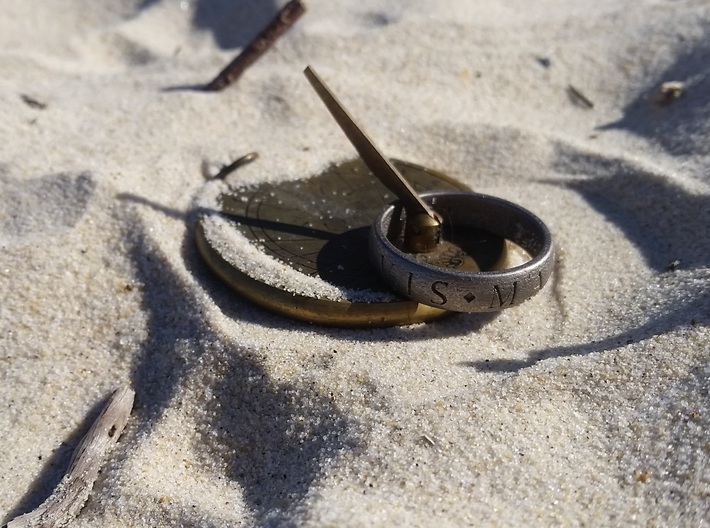 Size 13.5 Sir Francis Drake, Sic Parvis Magna Ring 3d printed 