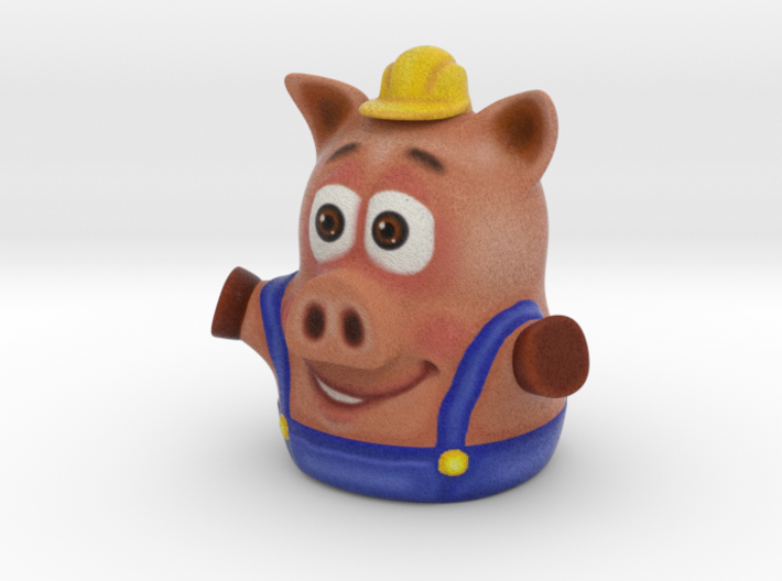Three Little Pigs Puppet 002 3d printed