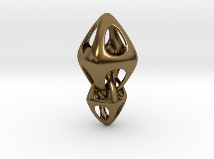 Tetrahedron Double Interlocked 3d printed