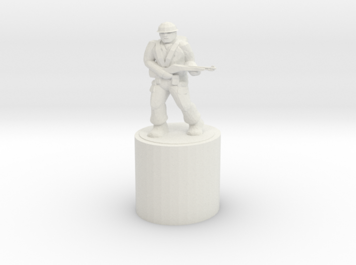 Army Man Pencil Topper 3d printed