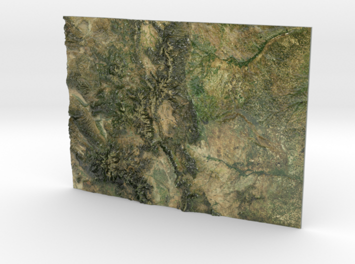 Colorado Map 3d printed 