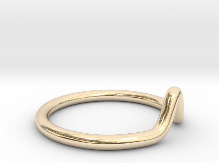 Minimalist Peak Ring 3d printed