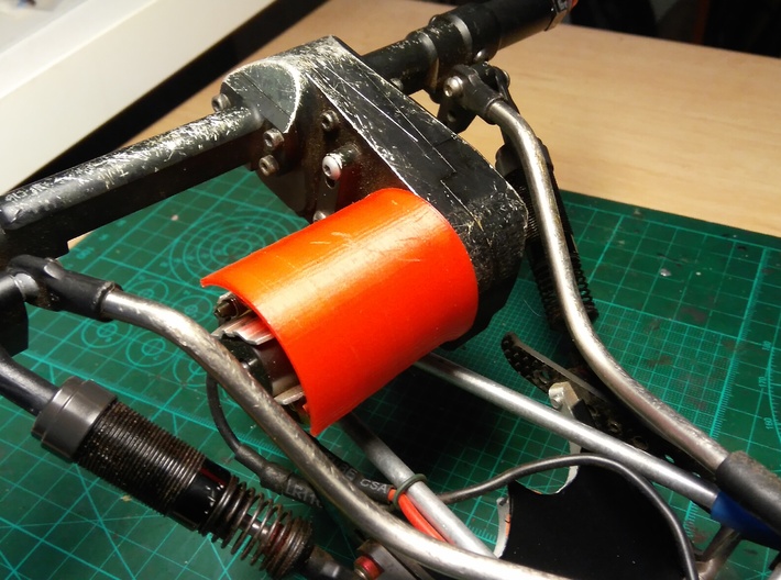 Motor Saver for Holmes Hobbies Puller 400 and 500 3d printed 