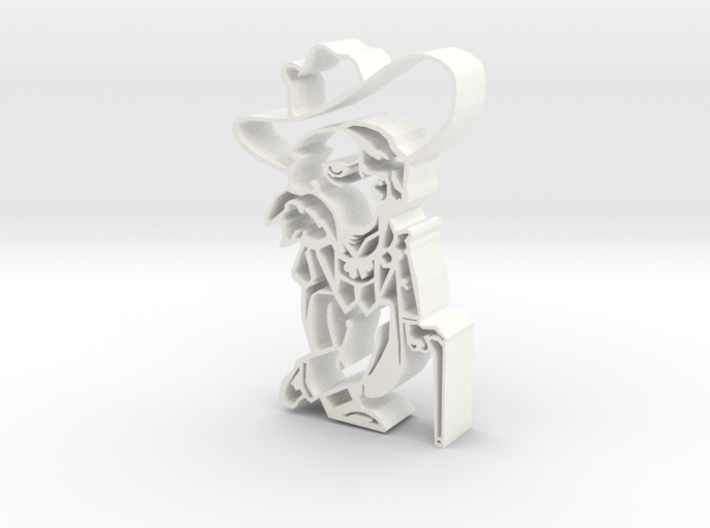 Ole Miss Colonel Rebel 3&quot; Tall 3d printed