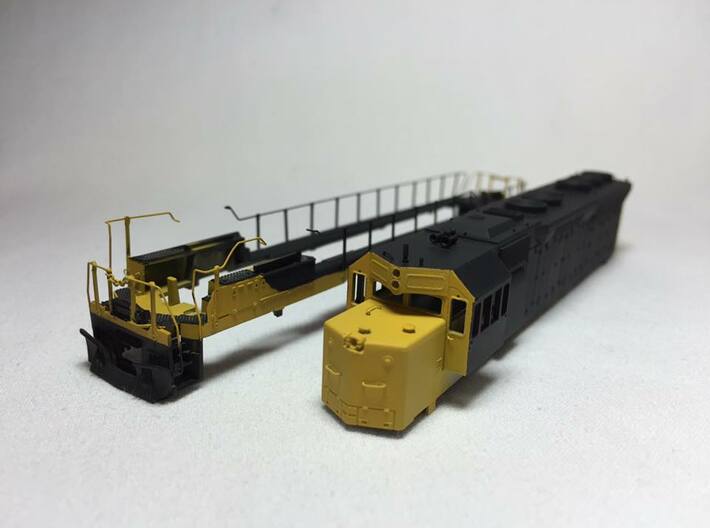 Northern Pacific SD45 4 Window Cab 3d printed Model by Karl Andraschko