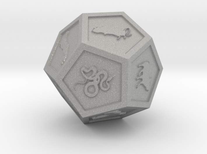 Dodec chinese zodiac 3d printed