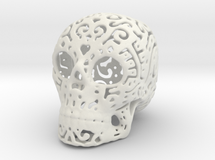 Skull Fine Pattern 3d printed