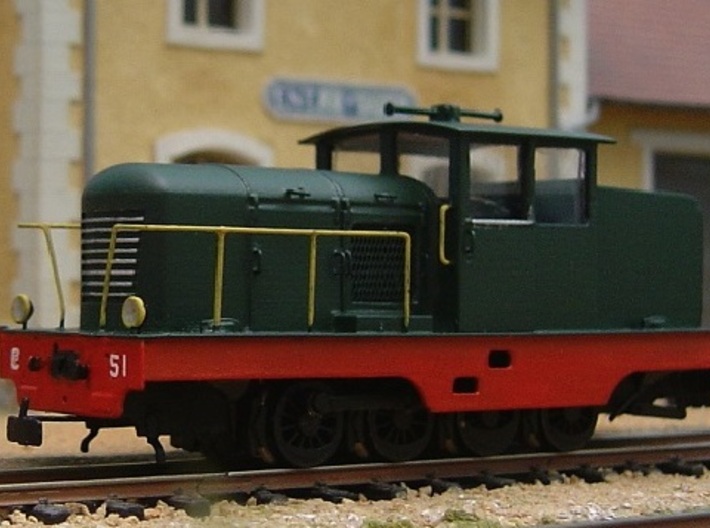 CP51 with side doors HOm/HOe 1:87 3d printed finished protype! Actual model has slightly taller cab.