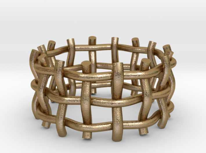 Woven Ring 3d printed
