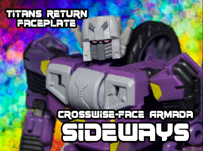 Sideways Crosswise Face (Titans Return) 3d printed Sideways custom using FUD print by Ni Merz (@Nistuff on Twitter)