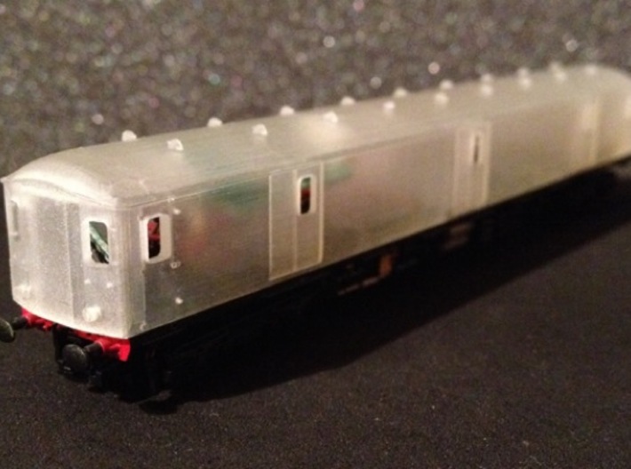 N Scale (1:148) Class 128 Gloucester Parcels Body  3d printed Add a caption...