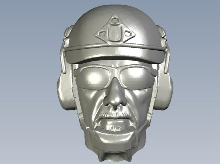 1/24 scale SOCOM operator A helmet &amp; heads x 5 3d printed
