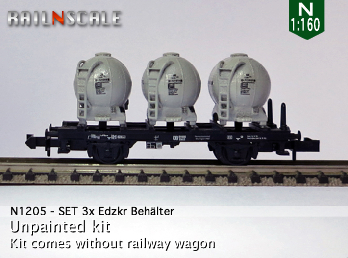 SET 3x Edzkr 571 Behälter (FLM/MTX) (N 1:160) 3d printed