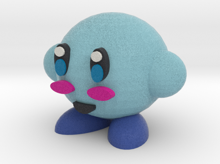 Blue Kirby 3d printed