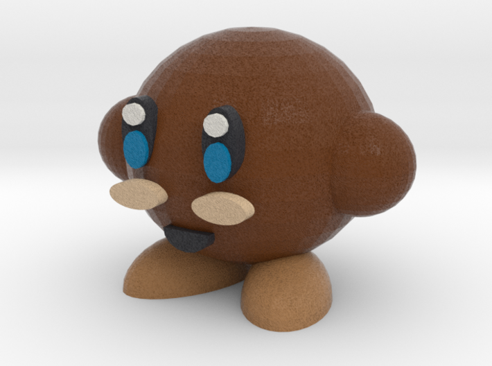 Brown Kirby 3d printed