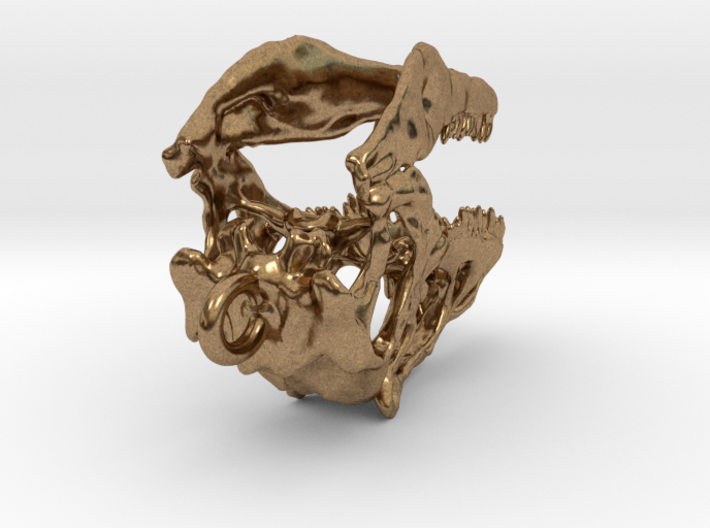 Allosaurus Dinosaur Skull Pendant 3d printed