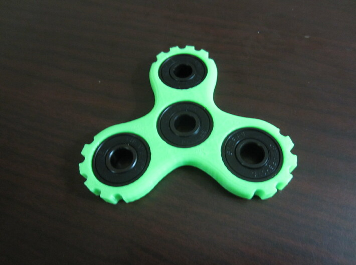 Cog Triple Spinner (Hand/EDC/Fidget Spinner) 3d printed 