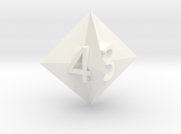 d4 Concave Octahedron 3d printed