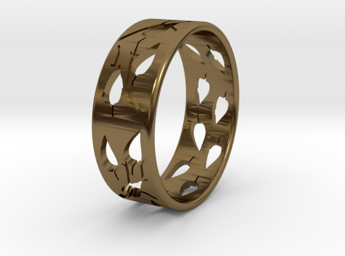 RING-LEAVES 3d printed
