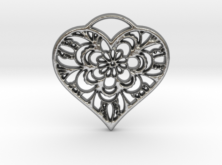 Heart Lace 3d printed