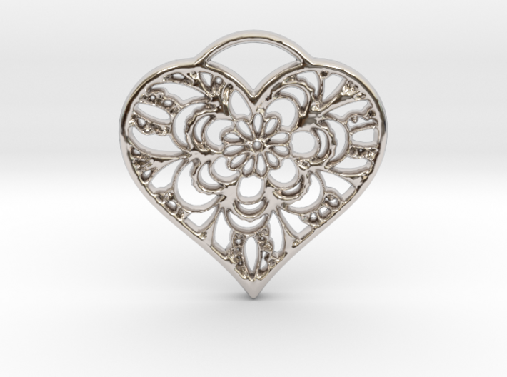 Heart Lace 3d printed