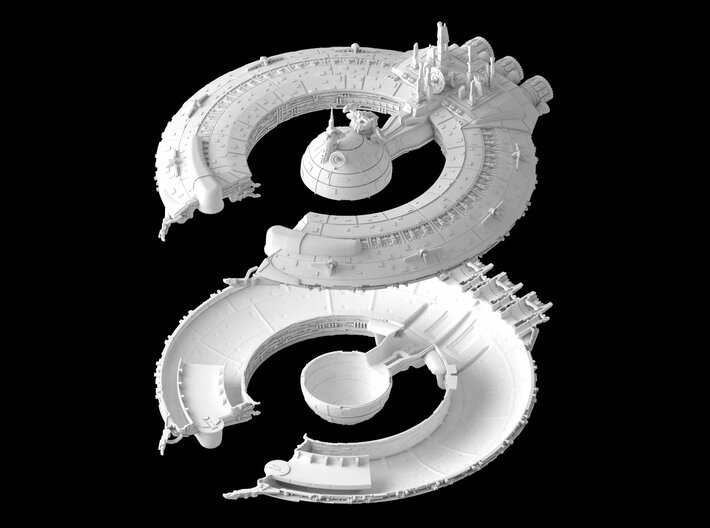 (Armada) Lucrehulk Droid Control Ship TWO PARTS 3d printed